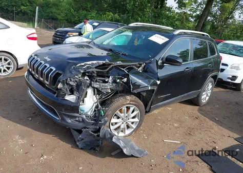 2017 Jeep Cherokee Limited 4X4 z USA, uszkodzony, nr VIN 1C4PJMDS1HW606821